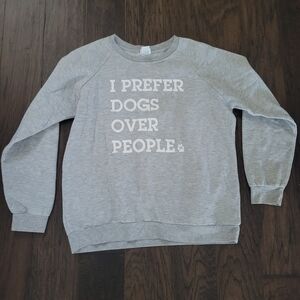 Gray Dog Lover Sweatshirt